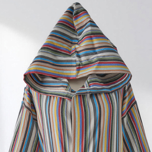 Peignoir en coton tissé 100% pour femmes et hommes, été/printemps, respirant, séchage rapide, longueur intégrale, fabriqué en Turquie - Product Image 2