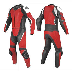 Trajes de Motocicleta de Cuero Genuino Hechos en Fábrica, Último Estilo de Carreras para Hombre, Alta Calidad, Transpirables y Resistentes al Viento, Manga Larga para Invierno - Product Image 1