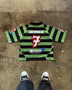 เสื้อยืดคอวีแขนสั้นสำหรับผู้ชายผ้าคอตตอนผ้าใยไผ่ระบายอากาศได้ดีเป็นมิตรกับสิ่งแวดล้อม - Product Image 6