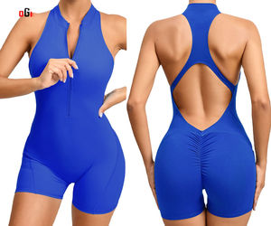 Lism Custom Autumn European American Lace Bodycon Women <b>One</b>-Shoulder Sleeveless Bodysuit Casual Skinny Solid Wholesale Foreign - Product Image 3