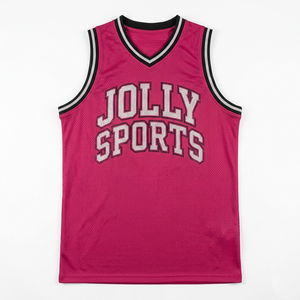 Camiseta de baloncesto para hombre, 180 GSM, malla transpirable, paneles de camuflaje rosa, sublimación personalizada, 100% algodón, corte holgado, estampada. - Product Image 2
