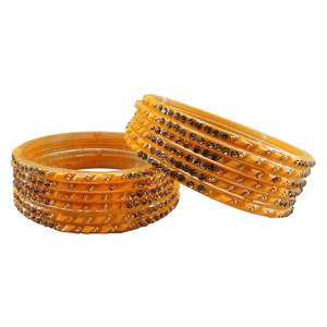 Gran oferta, conjuntos de pulsera de brazalete Natural para mujer, nuevo diseño, uso diario para mujer, conjuntos de Churiyan hechos de vidrio - Product Image 5