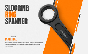 ประแจวงแหวนเคลือบดำ Eastman / Jrsdrive รุ่น E-2410 ขายดี ขนาดเมตริก/SAE - Product Image 3