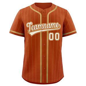 Camiseta de béisbol uniforme en blanco personalizado adulto venta al por mayor transpirable 100% poliéster ropa de béisbol y softbol - Product Image 1