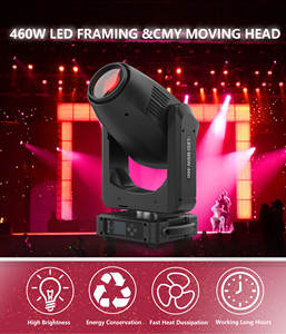 Projecteur à tête mobile HY-L460 650w LED CMY+CTO+<span class=keywords><strong>Zoom</strong></span>+Focus pour mariage, DJ, scène, concert - Product Image 3