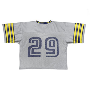 Camiseta de lacrosse de malla sublimada al por mayor, hecha con tela 100% poliéster, con nombre y número personalizados - Product Image 6