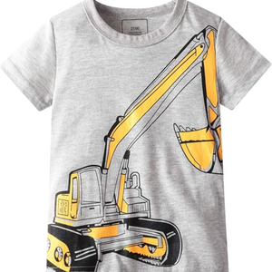 Enfant en bas âge garçon tricoté élégant et confortable coton t-shirt personnalisé Applique Boutique vêtements pour l'été - Product Image 5