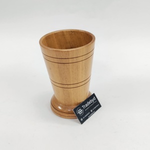 Verre en bois unique pour cadeaux de retour de mariage Vaisselle de charme rustique écologique par Tradebyd - Product Image 1