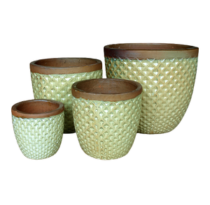 [Leo Nguyen Le] - Poterie émaillée d'extérieur - Pot à fleurs/jardinière pour la maison et le jardin - Grand pot en céramique - Fournisseur du Vietnam - Product Image 6