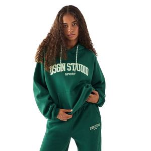 Sweat à capuche d'hiver personnalisé pour femme, 100 % coton, logo sur le devant, couleur personnalisée, manches longues - Product Image 1