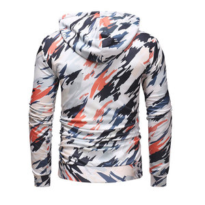 เสื้อฮู้ดลายพรางผ้าคอตตอนโพลีเอสเตอร์หรูหราเสื้อมีฮู้ดสำหรับผู้ชายแนวสตรีทเสื้อสวมหัว - Product Image 3