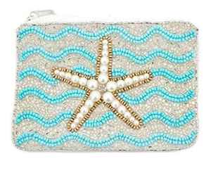 Porte-monnaie brodé de perles de style ethnique - Product Image 6