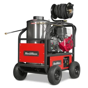 Nettoyeur haute pression à eau chaude de haute qualité, neuf, 4000 PSI, 4 GPM, avec démarreur électrique et enrouleur de tuyau, HPW40H - Product Image 1
