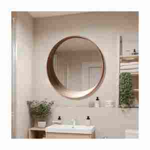 Miroir long à cadre en bois de décoration murale moderne fait à la main personnalisé à forte demande pour les chambres qualité d'exportation à prix raisonnable - Product Image 5
