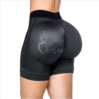 Shorts Remonte-Fessiers avec 3 Rangs de Crochets Gainant Femme Colombien Ceinture Amincissante Short Sculptant Contrôle Abdominal Fesses Relevées Corps