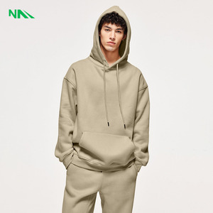 Ensemble de survêtement court en molleton d'hiver en coton lourd de grande taille, écologique, à séchage rapide, de haute qualité, streetwear - Product Image 1