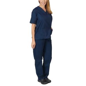 El mejor diseño de fabricación, exfoliante médico impreso para mujeres, uniforme médico profesional, conjuntos de uniformes médicos de manga corta para mujeres - Product Image 3