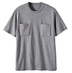 Travail personnalisé coton hommes t-shirt sérigraphie simple poche t-shirts brodé chef double poche t-shirts pour hommes - Product Image 3