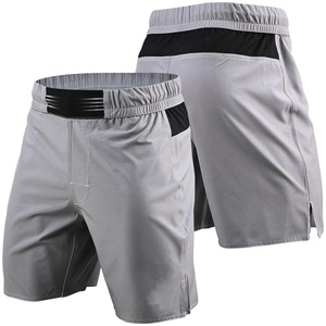 Short de boxe brodé pour hommes avec options de conception personnalisée Short de boxe à taille élastique pour l'entraînement en salle de sport - Product Image 1