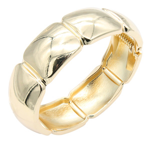 Braccialetti di moda a cerniera placcati in oro elegante Design braccialetto per le donne - Product Image 2