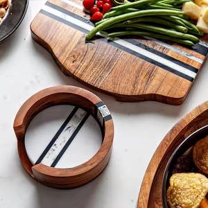 Sous-verres en pierre polie élégante, parfaits pour les tables basses, élégants et durables - Product Image 4