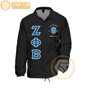 Chaqueta de línea de mujer Zeta Phi Beta con logotipo personalizado, ropa de hermandad, chaqueta de línea bordada de diseñador para mujer, chaquetas de entrenamiento más finas para mujer - Product Image 2