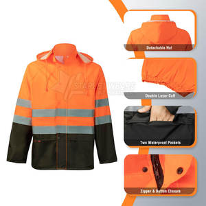 Trajes de Seguridad de Alta Visibilidad Hechos en Pakistán, Resistentes al Fuego, Transpirables, Certificados por la CE, Mangas Largas, Talla Grande, Servicio OEM al por Mayor - Product Image 4