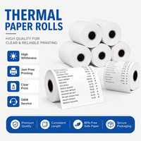 Rouleaux de papier thermique 80x70mm pour imprimantes POS compactes