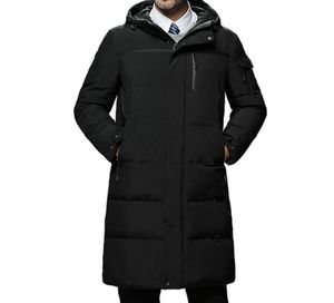 Chaqueta acolchada de moda para hombre, abrigo largo y grueso de plumón de pato, chaqueta de invierno para hombre - Product Image 2