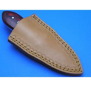 Couteau à huîtres artisanal en acier Damas, écologique et personnalisable, manche en bois Pakka, modèle Premium Shucker, pour les amateurs, 2025, livré avec étui en cuir - Product Image 4