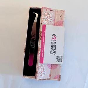 Puntas de Acero Inoxidable de Alta Calidad para Volumen Ruso Profesional, Recubrimiento en Polvo de Doble Color, Corte Circular, Punta Lisa, Personalización Gratuita - Product Image 1