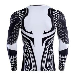 Nouveautés Compression Fitness : Rashguard de qualité supérieure UPF50+, très confortable, manches longues, léger - Product Image 4