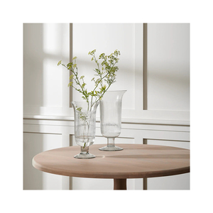 Lo más nuevo, florero de vidrio acanalado alto personalizado de excelente calidad Hurricane disponible a un precio razonable - Product Image 1