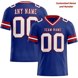 Uniforme de Fútbol Americano para Niñas al por Mayor, Jersey de Poliéster Ligero de 160 g/m², Ropa Deportiva para Entrenamiento y Partidos de Equipos Juveniles - Product Image 3