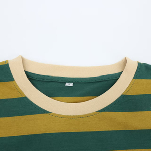 Camiseta de Algodón para Hombre, Ropa de Alta Calidad, Rayas Modernas, Juvenil, Venta al por Mayor, Camisetas Personalizadas, Camisetas Lisas para Hombre - Product Image 2