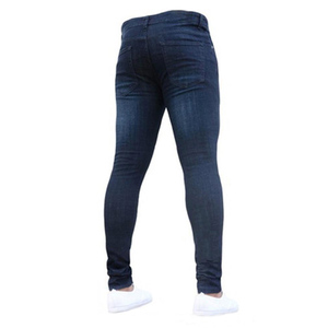 Best Quality Kadia International Men's Denim <b>Jeans</b> Custom Logo OEM Mid Rise Slim Fit Light Wash Eco-Friendly Casual Full Length - Product Image 6