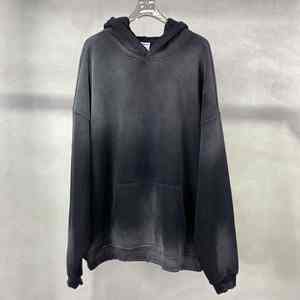 Custom 100% Cotton 100gsm Pocketless Heavy GSM <b>Hoodie</b> for Men <b>Aesthetic</b> Winter Man's Manufacturer <b>Hoodie</b> - Product Image 3