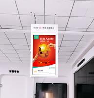 Écran publicitaire Lcd intérieur 32 43 50 55 pouces, lecteur d'écran monté au plafond, système de menu Tv, tableau de menu numérique pour restaurants
