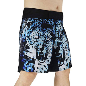 Pantalones Cortos de Grappling BJJ MMA Unisex de Alta Calidad con Logotipo Personalizado, Patrones Personalizables, Spandex/Poliéster 220g de Secado Rápido - Product Image 4