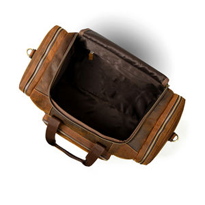 El producto de mayor calidad más vendido de la India, bolsa de viaje de cuero genuino a un precio económico - Product Image 5