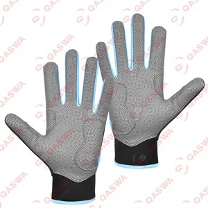 Guantes de bateo de béisbol de cuero personalizados antideslizantes para jugadores de equipo profesional protección de manos guantes de béisbol cómodos - Product Image 3