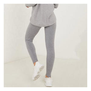 Vente en gros Pantalon de yoga personnalisé à taille haute avec contrôle du ventre Leggings de fitness et de gymnastique de couleur unie avec scrunch pour femmes - Product Image 3