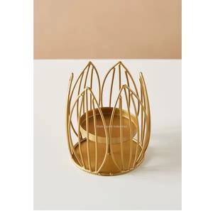 Ramadan Decorative Metal Wire <b>Tea</b> <b>Light</b> <b>Candle</b> <b>Holder</b> Gold Finished for Tabletop Home Event Decoration Handicrafts - Product Image 4