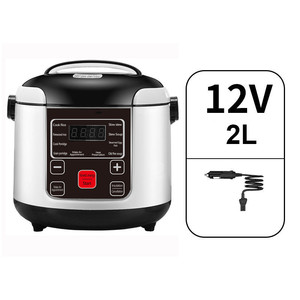 Mini Olla Arrocera Portátil de 12V 24V de Acero Inoxidable con Paleta, Mini Máquina para Cocinar Sopa y Papillas para Coche/Camión, Vaporera de Alimentos para Hotel - Product Image 6