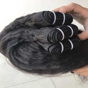 Extensiones de Cabello Virgen Remy Indio TG TG-188, Liso Rizado, Doble Trama, Color Negro, 100 g, para Mujer, Venta al Por Mayor, Muestra Disponible - Product Image 6
