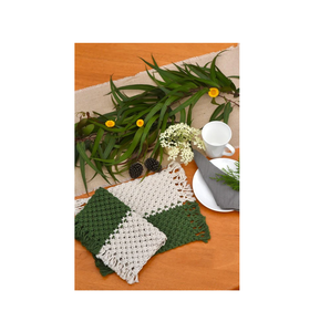 Colorful Macrame <b>Place</b> <b>Mats</b> Stylish Design Natural Finishing Antique Colored Most Demanding Dining <b>Table</b> Decoration in Parties - Product Image 4