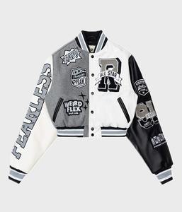 Veste crop top personnalisée pour femmes Options à la mode sans manches courtes ou à manches longues - Product Image 6