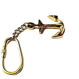 Porte-clés en laiton fabriqué à la main de qualité supérieure surface élégante et lisse adaptée aux cadeaux et à l'utilisation pratique quotidienne - Product Image 6