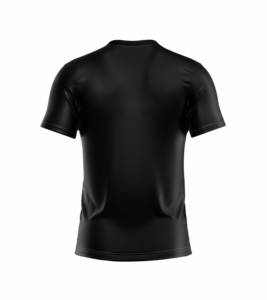 T-shirt écologique personnalisé de haute qualité 350g 100% coton couleur noire pour hommes - Product Image 2
