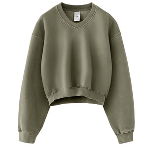 Beautiful <b>Women's</b> Cropped <b>Sweatshirt</b> Breathable Quick Dry Pockets <b>long</b> Length Crop Top <b>sweatshirts</b> Plain <b>for</b> <b>women</b> in low price - Product Image 1